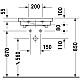 Приобрести Раковина 50х40 см Duravit 2nd Floor 0790500000 в магазине сантехники Santeh-Crystal.ru