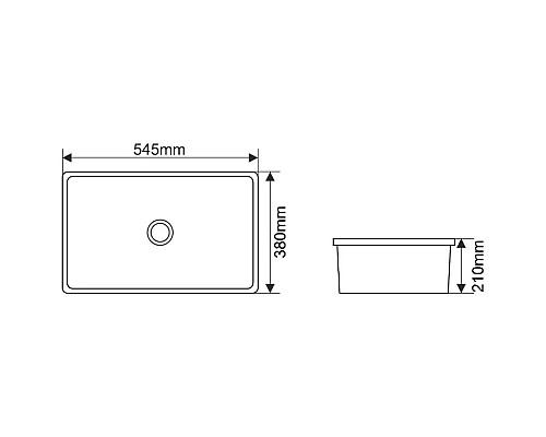 Купить Раковина 54,5х38 см Melana 540T-805 в магазине сантехники Santeh-Crystal.ru