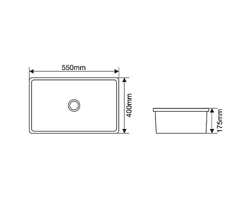 Заказать Раковина 55х40 см Melana 541-805 в магазине сантехники Santeh-Crystal.ru