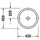 Приобрести Раковина 45 см Duravit Architec 0318450000 в магазине сантехники Santeh-Crystal.ru