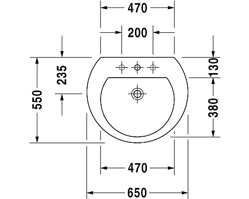 Santeh-Crystal.ru: Раковина 65х55 см Duravit Darling New 2621650000 Приобрести Раковина 65х55 см Duravit Darling New 2621650000 в магазине сантехники Santeh-Crystal.ru