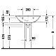 Приобрести Раковина 65х55 см Duravit Darling New 2621650000 в магазине сантехники Santeh-Crystal.ru