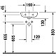 Заказать Раковина 36х27 см Duravit D-Code 07053600092 в магазине сантехники Santeh-Crystal.ru