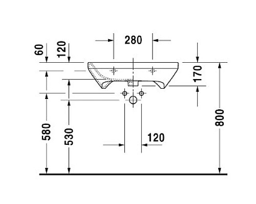Santeh-Crystal.ru: Раковина 65х57 см Duravit DuraStyle 2329650000 Заказать Раковина 65х57 см Duravit DuraStyle 2329650000 в магазине сантехники Santeh-Crystal.ru
