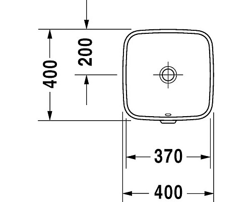 Купить Раковина 40х40 см Duravit DuraStyle 0373370000 в магазине сантехники Santeh-Crystal.ru