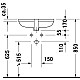 Купить Раковина 52х38,5 см Duravit Happy D.2 0457480000 в магазине сантехники Santeh-Crystal.ru