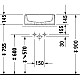 Купить Раковина 46 см Duravit Starck 1 0445460000 в магазине сантехники Santeh-Crystal.ru