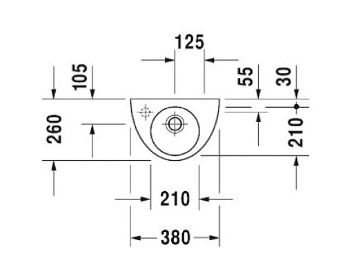 Santeh-Crystal.ru: Раковина 38х26 см Duravit Starck 2 0761380009 Заказать Раковина 38х26 см Duravit Starck 2 0761380009 в магазине сантехники Santeh-Crystal.ru