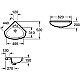 Приобрести Раковина 62х52 см Roca Estudio Angular 325200001 в магазине сантехники Santeh-Crystal.ru