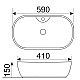 Купить Раковина 59х41 см Mira MR-5941A в магазине сантехники Santeh-Crystal.ru