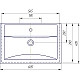 Купить Раковина 60,5х40,5 см ASB-Mebel Фостер в магазине сантехники Santeh-Crystal.ru