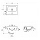 Купить Раковина 50х40 см Cersanit Moduo UM-MOD50/1 в магазине сантехники Santeh-Crystal.ru