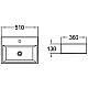 Купить Раковина 51х36 см SantiLine SL-1006 в магазине сантехники Santeh-Crystal.ru