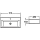 Заказать Раковина 71,5х38 см SantiLine SL-1007 в магазине сантехники Santeh-Crystal.ru