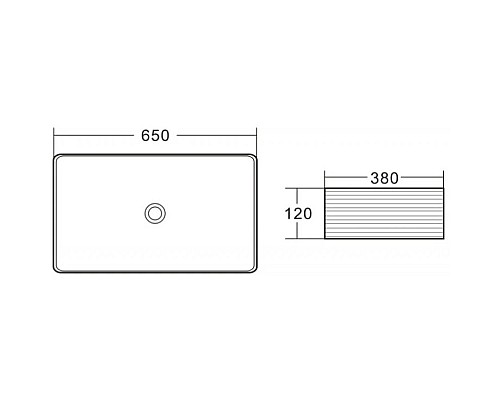 Приобрести Раковина 65х38 см BelBagno BB1408 в магазине сантехники Santeh-Crystal.ru