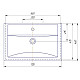 Приобрести Раковина 70,5х46 см 1Marka Фостер У71590 в магазине сантехники Santeh-Crystal.ru