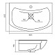 Заказать Раковина 65,5х44,5 см 1Marka Балтика У17966 в магазине сантехники Santeh-Crystal.ru