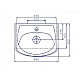 Приобрести Раковина 46х35 см 1Marka Уют У17424 в магазине сантехники Santeh-Crystal.ru