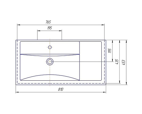 Приобрести Раковина 81х45,3 см Corozo Фостер SD-00000334 в магазине сантехники Santeh-Crystal.ru