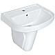 Купить Раковина 55х41 см Jaquar Continental CNS-WHT-801 в магазине сантехники Santeh-Crystal.ru