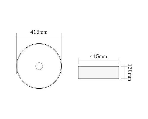 Купить Раковина 41,5х41,5 см SantiLine SL-7009 в магазине сантехники Santeh-Crystal.ru