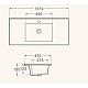 Купить Раковина 101x47 см WeltWasser Deilbach 7506-100 в магазине сантехники Santeh-Crystal.ru