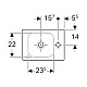Приобрести Раковина 38х28 см Geberit iCon 124736000 в магазине сантехники Santeh-Crystal.ru