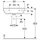 Приобрести Раковина 60х49 см Geberit Renova 223060000 в магазине сантехники Santeh-Crystal.ru
