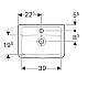Купить Раковина 45х32 см Geberit Renova Plan 272145000 в магазине сантехники Santeh-Crystal.ru
