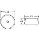 Купить Раковина-чаша 40х40 см Grossman GR-3023 в магазине сантехники Santeh-Crystal.ru