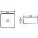 Приобрести Раковина-чаша 39,5х39,5 см Grossman GR-3026 в магазине сантехники Santeh-Crystal.ru