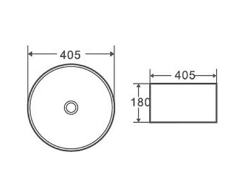 Купить Раковина-чаша 40,5х40,5 см Grossman GR-3025BM в магазине сантехники Santeh-Crystal.ru