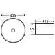 Купить Раковина-чаша 40,5х40,5 см Grossman GR-3025BM в магазине сантехники Santeh-Crystal.ru