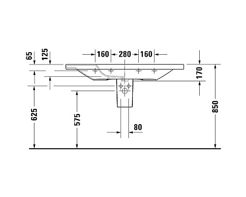 Заказать Раковина 120х48 см Duravit DuraStyle 2320120000 в магазине сантехники Santeh-Crystal.ru