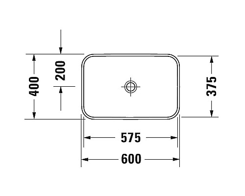 Купить Раковина 60х40 см Duravit Happy D.2 Plus 2359600000 в магазине сантехники Santeh-Crystal.ru