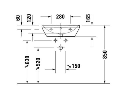 Santeh-Crystal.ru: Раковина 55х44 см Duravit D-Neo 2366550000 Купить Раковина 55х44 см Duravit D-Neo 2366550000 в магазине сантехники Santeh-Crystal.ru