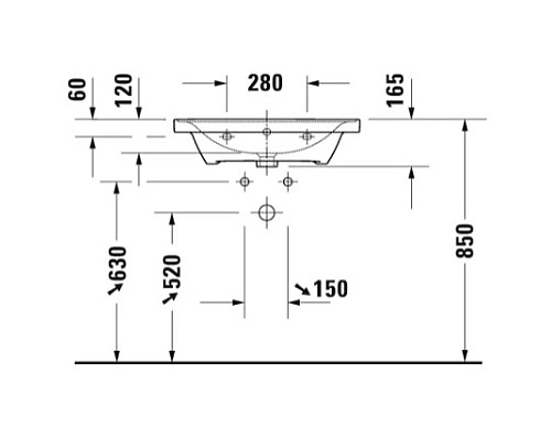 Купить Раковина 65х48 см Duravit D-Neo 2367650000 в магазине сантехники Santeh-Crystal.ru