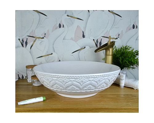 Купить Раковина 46х46 см Bronze De Luxe 2426 в магазине сантехники Santeh-Crystal.ru