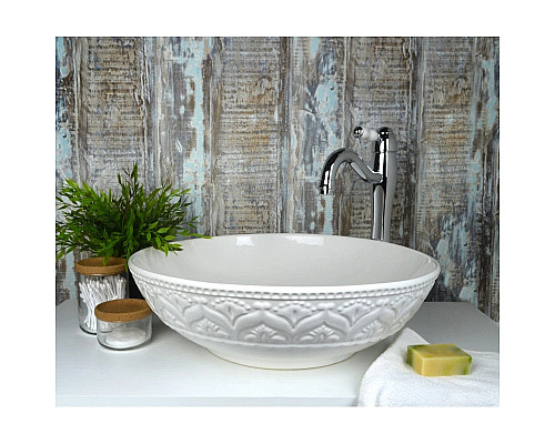 Купить Раковина 46х46 см Bronze De Luxe 2426 в магазине сантехники Santeh-Crystal.ru