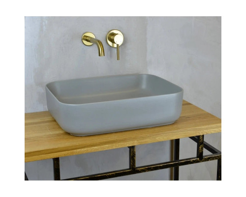 Заказать Раковина 50х39 см Bronze De Luxe 6127-GM в магазине сантехники Santeh-Crystal.ru