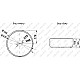 Приобрести Раковина 35,5х35,5 см Jorno MLN-7078DMB в магазине сантехники Santeh-Crystal.ru