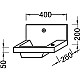 Приобрести Раковина с отверстиями для смесителя Jacob Delafon Pop Laminar EB406-00 в магазине сантехники Santeh-Crystal.ru