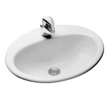 Раковина встраиваемая сверху 50 см Jacob Delafon Ovale Dessus E1358-00