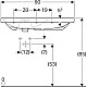 Заказать Раковина 90х48,2 см Geberit Acanto 500.626.01.2 в магазине сантехники Santeh-Crystal.ru