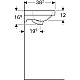 Купить Раковина 45х38,2 см Geberit Acanto 500.636.01.2 в магазине сантехники Santeh-Crystal.ru