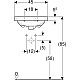 Купить Раковина 45х38,2 см Geberit Acanto 500.636.01.2 в магазине сантехники Santeh-Crystal.ru