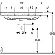 Приобрести Раковина 90х42,2 см Geberit Acanto 500.634.01.2 в магазине сантехники Santeh-Crystal.ru