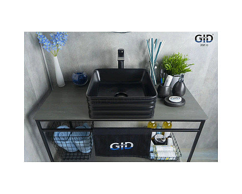 Заказать Раковина 38х38 см GID LuxeLine Bm965 в магазине сантехники Santeh-Crystal.ru