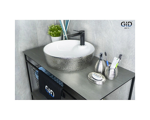 Приобрести Раковина 45х45 см GID LuxeLine D1306h021 в магазине сантехники Santeh-Crystal.ru