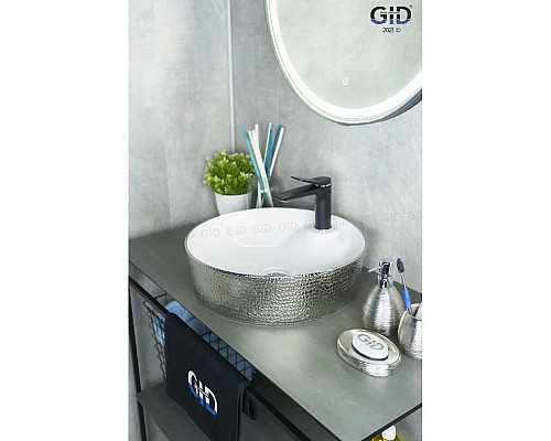 Приобрести Раковина 45х45 см GID LuxeLine D1306h021 в магазине сантехники Santeh-Crystal.ru